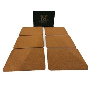 Met Museum Vintage Cork Back Placemats Jason Still Life With Silver Set 6 Box